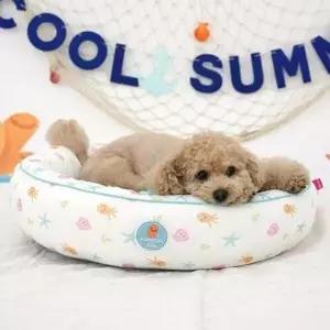 양면 시원한 소형펫용 원형방석 A923996 꿀잠방석