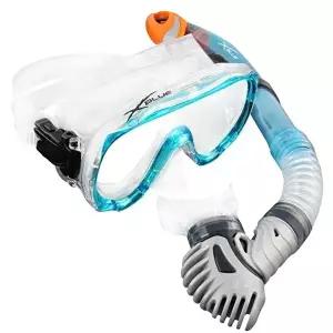 [셀러허브 스포츠레저]엑스블루 레져용 마스크 스노클세트 N717843 수영용품