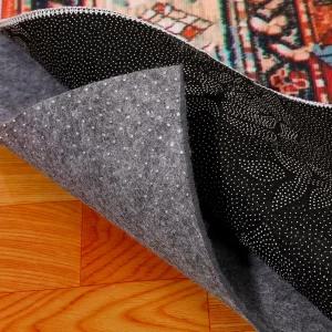 논 슬립 러그 패드 3 x 5피트 쿠션 아래 펠트 하드우드 지역 러그용 카펫 패딩 라미네이트 및 타일 바닥