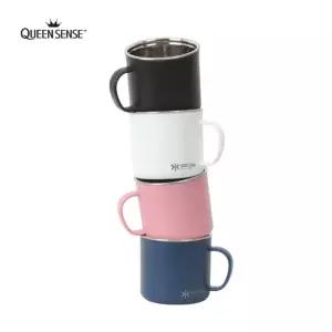 퀸센스 수머그컵 4종세트_네이비 블랙 핑크 화이트