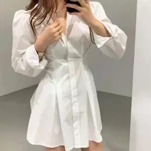 (스타일하우스) 원피스 OPS 여성 미니 드레스 단정하면서도 캐주얼 퍼프소매 스