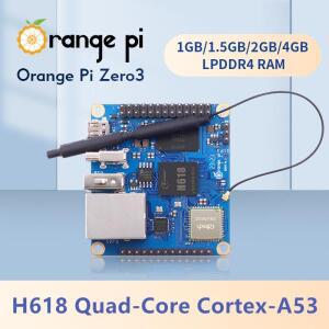 Orange Pi Zero 3 1GB 2GB 4GB RAM DDR4 Allwinner H618 WiFi 블루투스 미니 PC 개발 보드 SBC 단일 컴퓨터