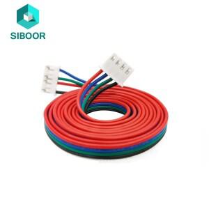 전동 케이블 1M/1.5M/2M Nema 42 스테퍼 3D 프린터 부품 용 2 상 XH2.54 4pin ~ 터미널 커넥터