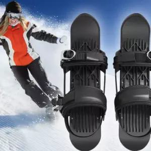 프리스타일 미니 세대 섹션 썰매 두꺼운 스케이트 블랙 스키 부츠 3647 스노