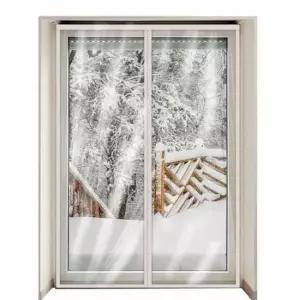 자석 비닐커튼 화이트 100x210 방풍커텐 현관문방풍커