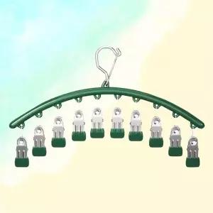 고품질 회전식 집게형 옷걸이 건조대 작은빨래 빨래건조 (WFKFFNU)