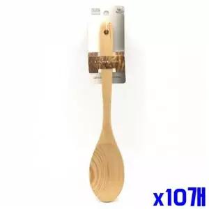 WL 위생적인 우드 볶음스푼 대 X10개 요리스푼 요리국자