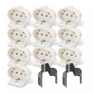 FPL용 소켓 형광등 4핀 전용 전원 커넥터 10p + 소켓고리 10p 세트