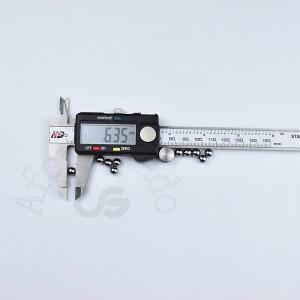 6.35mm 크롬 스틸 볼 10 개 직경 (0.25 인치) 피스 정밀도: G10-Grade