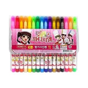 동아 향기싸인펜 16색 꿈빛파티시엘 타(12개입) (WFKGRV7)
