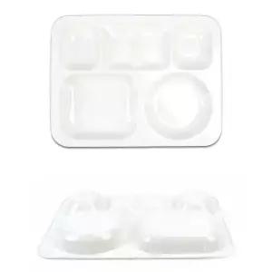 단체급식 564QAD14 PC재질 성인용 4찬 식판 37.5x29cm 24호