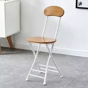 접이식 의자 오크+화이트 미니 2p세트 (WFHJL65)