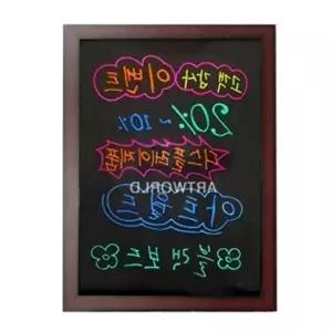 블랙보드 벽걸이형 안전게시판 미용실요금표 광고판 (KYR-WFJG825)