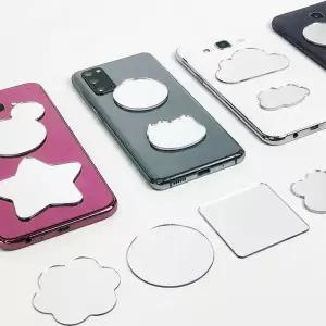 [룽스]스티커 미니 다꾸 폰꾸 휴대폰 카드거울 거울 미러