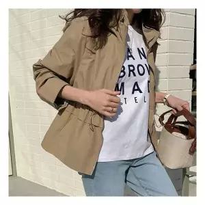 [조아맘] 큐브 후드 야상 점퍼