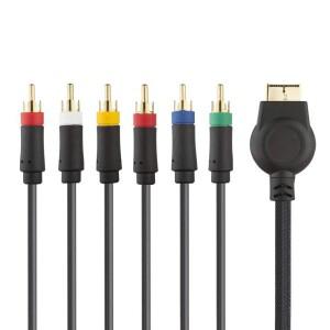소니 호환호환 플레이스테이션 PS2 PS3용 AV 케이블 6RCA Ypbpr 연장 코드 게임 콘솔 컨트롤러 오디오 비디