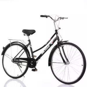 옛날 자전거 블랙 26 레트로 쌀집 클래식 복고풍