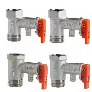 온수기 밸브 부품 전기 온수기감압밸브 감압 가스 블랙 0.8mpa