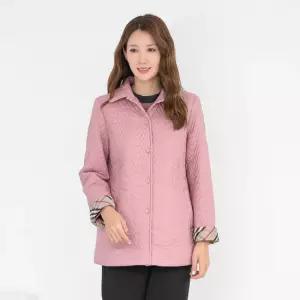 엄마옷 4온스 카라 자수 패딩 자켓 1GHJ25089 중년여성 마담 60 70대  빅사이즈 할머니