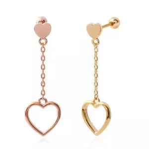 피어싱 14K GOLD PIN 로즈골드 하트어택 2종 택1 링