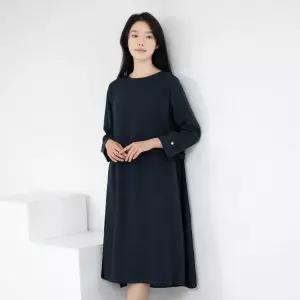 엄마옷 라운드 이중 원피스 1GHJ24179 중년여성 마담 60 70대  빅사이즈 할머니