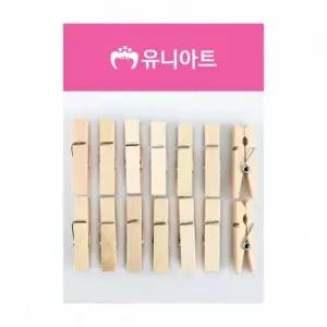 유니아트 나무집게 중 원목 개(1개입) (WFKGMQ6)