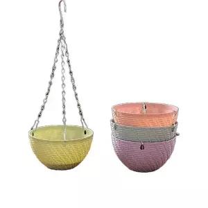 소형 화분 미니 정원 걸이형 식물 용기 플랜테리어 소쿠리 (WFKGYMC)