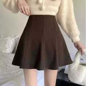 고품질 가을 여성 코디 플레어 미니 숏 스커트 짧은 치마 룩 (WFKHEDJ)