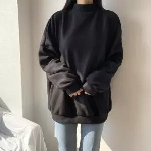 오버핏기모폴라맨투맨 TIN585M311 빅사이즈 사이즈에서 자유로운 그녀~