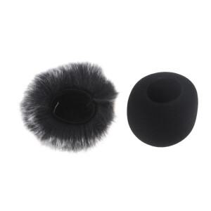 모피 윈드 스크린 머프 커버 폼 필터 마이크 줌 H1 용 방풍