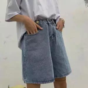 캐주얼 허리 반바지 여름 뒷밴딩 청바지 여자용 데님 WFLOZS4