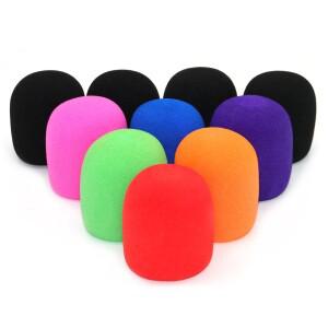 마이크 앞유리 폼 커버  팝 필터 스튜디오 인터뷰 노래방 DJ9색 액세서리