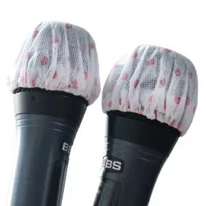 수업용마이크덮개 깔끔 화이트 무늬 패턴 마이크카바 유/무선 (WFKHOLN)