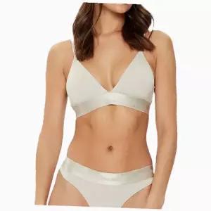 [Calvin Klein]UNDERWEAR 캘빈클라인 CK 언더웨어 라이틀리 라인드 트라이앵글 브라렛 브라탑 QF7994E-P...