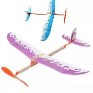 5개세트 고무동력기 에어글라이더 고무줄 비행기만들기 핸드 양력