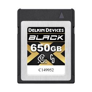 델킨 디바이스 블랙 650GB CFExpress 4.0 타입 B 메모리 카드, PSLC 플래시, 최대 3530MB/s 전문가용 비디오 및 사진 판독 가능