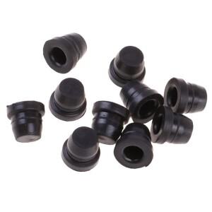 10/5/2pcs 바이크 오토바이 스쿠터 자전거 브레이크 상단 하단 펌프 캘리퍼스 배기 나사 먼지 커버 고무 디