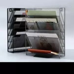 서류 정리함 메탈 파일 꽂이 문서 보관함 사무용 수납함 (WFKJIHI)