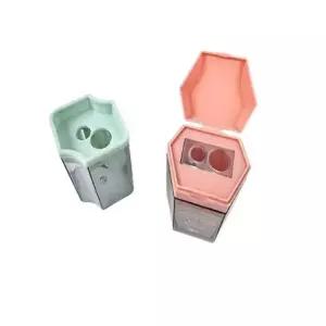 탁상용 미니 연필깎이 2구 랜덤 선택 가정용 필기도구 정리용품 (WFKINW4)