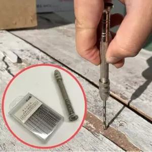 미니 드릴 핀바이스 공구 10종 손잡이 수동 (WFKJKDN)