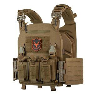 턱사포 전술 몰 퀵 릴리스 버클 조끼와 트리플 매그 파우치 세트 커팅 경량 조절 조끼