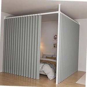 거실 파티션 커튼 RED 자바라 장미 창문 민트플라워 그림 접이식 화장실 공간분리