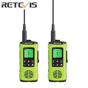 Retevis EZTalk 64S IP68 방수 워키토키 충전식 플로팅 양방향 무전기 VOX 장거리 Type-C 보트 스키용