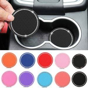 자동차 차량용 컵홀더 논슬립 패드 실리콘 방수 매트 차량용 터 장식