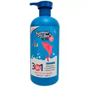 포멀비 키즈 3in1 올인원 클렌저 1000ml 1개 복숭아향 어린이 유아 트레이더스