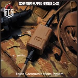 AMP 헤드셋 및 PRC148 152 라디오용 새로운 FCS-TACTICAL V20 PTT 단일 통신 채널