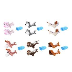 아이스 스케이트 블레이드 커버 남녀 공용 동물 모양 내구성 있는