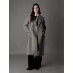 [하프클럽/코인코즈]코인코즈 핸드메이드 더블 테일러드 코트_DW4WH414