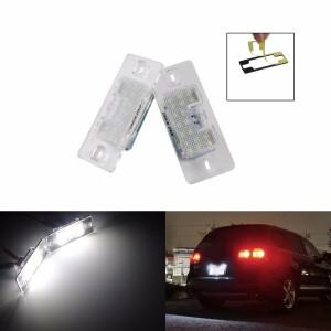 ANGRONG 2x LED 번호판 라이트  VW 투아렉 7L 티구안 5N 파사트 골프 5D B5.5 (CA204) 에 대한 오류 없음