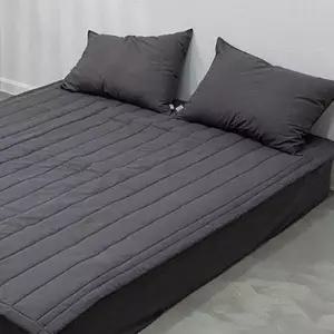 이불 483WMI84 침대 차콜 4면 겸용 퀸 패드 밴딩 카페트 브로이